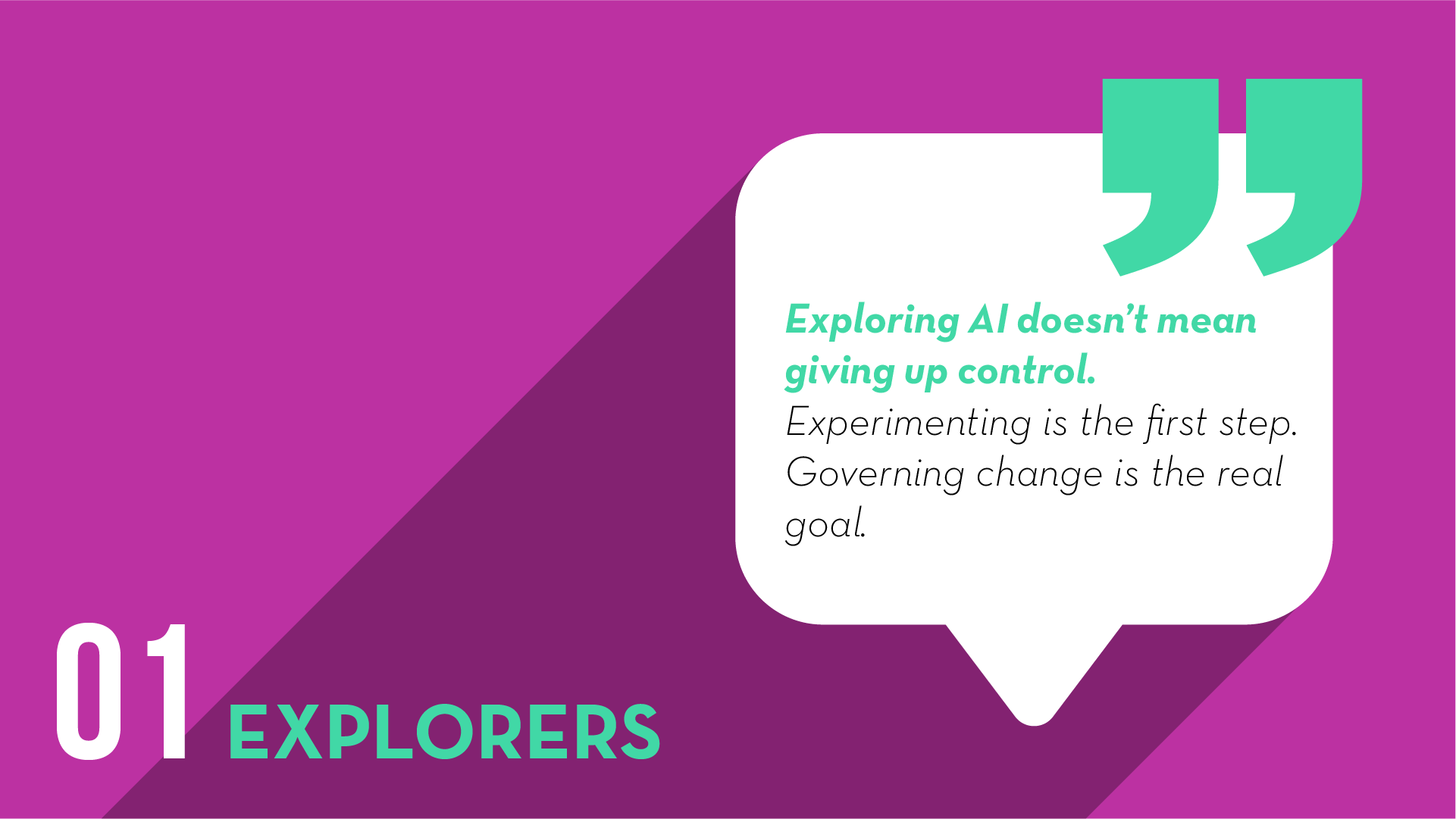 Orobix - The adoption of Generative AI is a journey. Where is your company on the path? - For Explorers we’ve developed SafeGPT, which helps bring Generative AI into the company with safety and control.